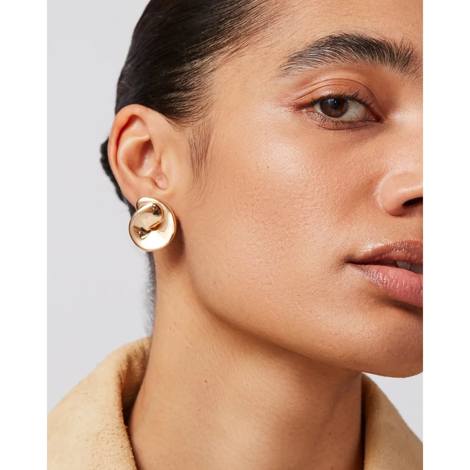 Rio Button Earrings