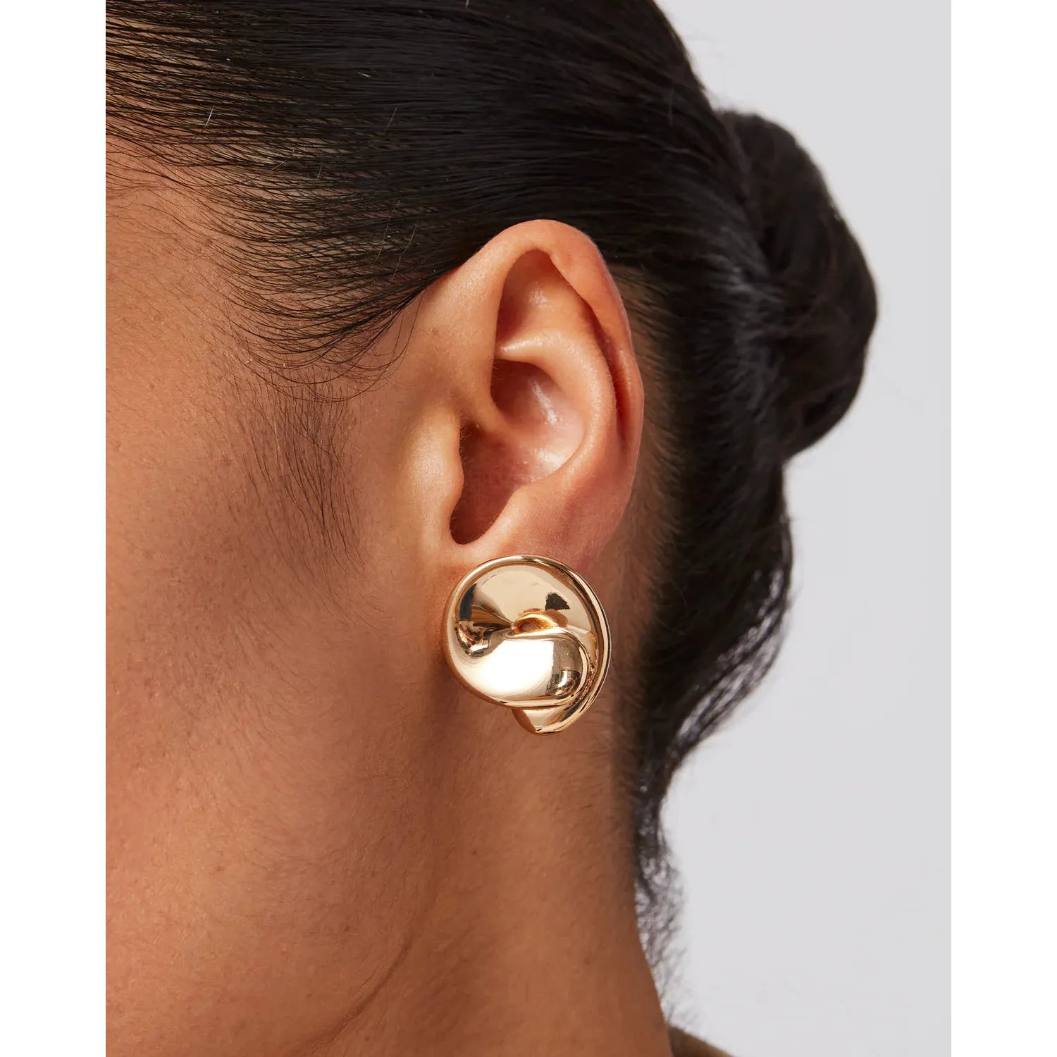 Rio Button Earrings