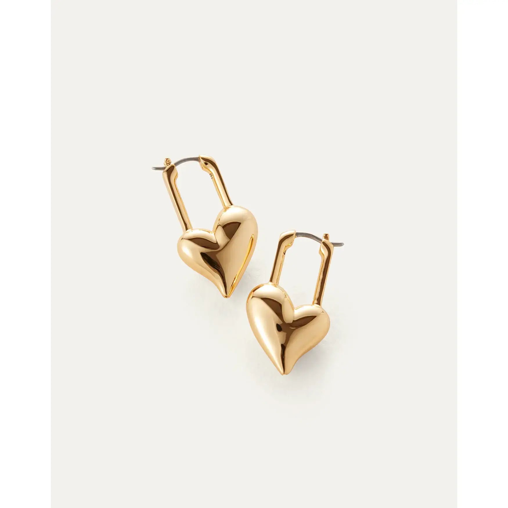 Padlock Heart Earrings