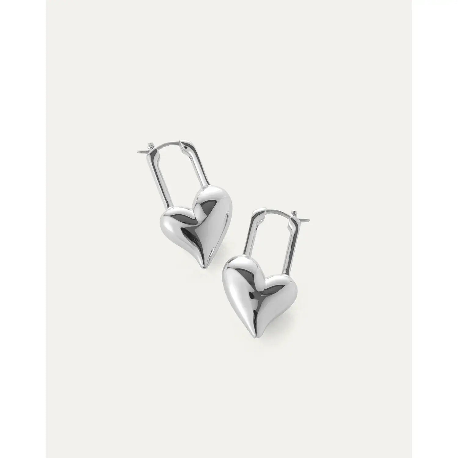 Padlock Heart Earrings
