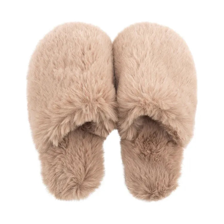 Lux Faux Fur Slide