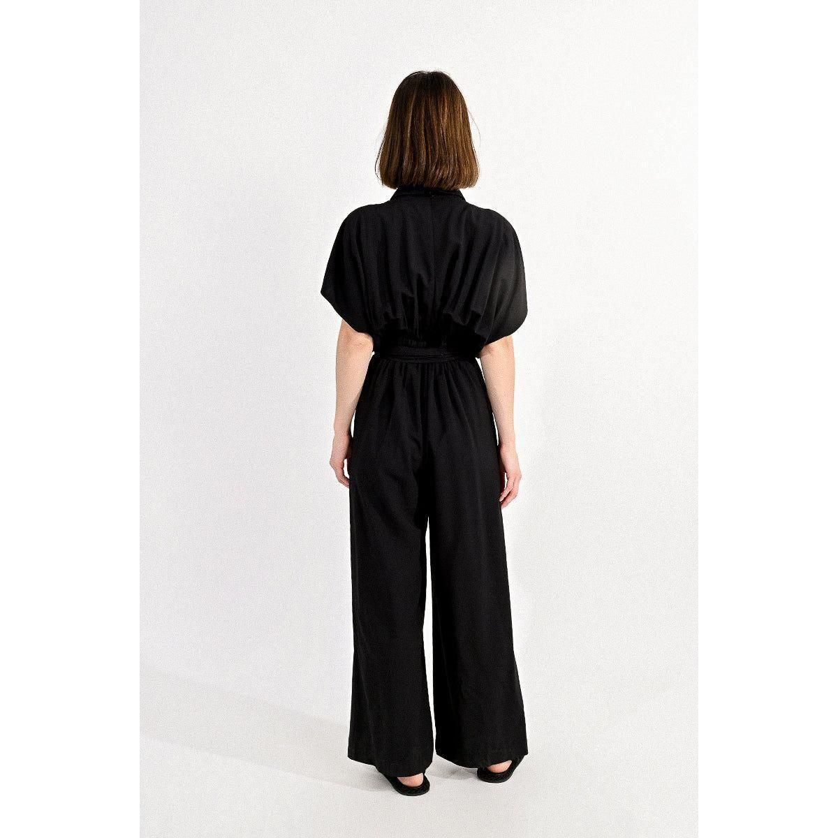 Chic Collared Jumpsuit