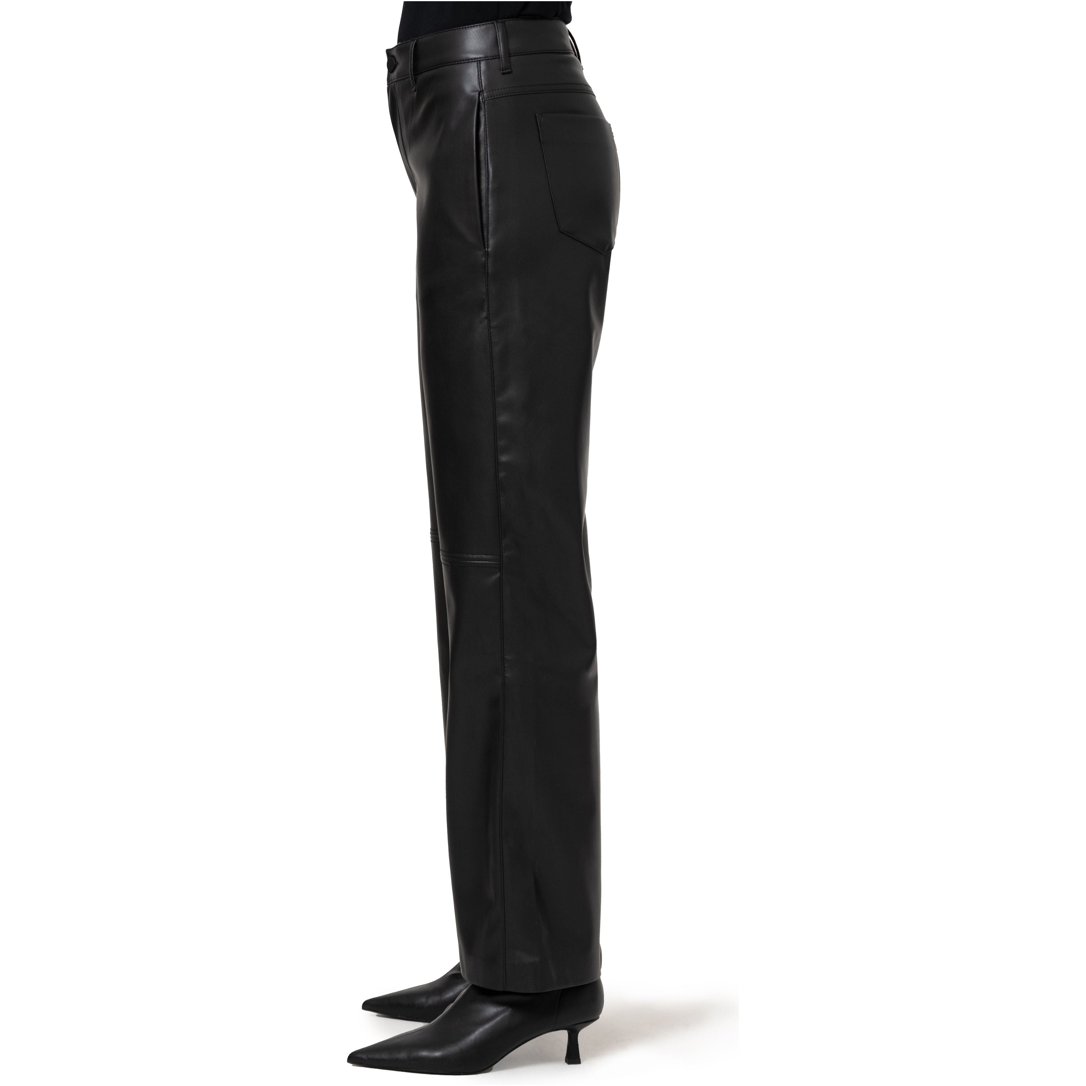 Mavi PU Black Pants