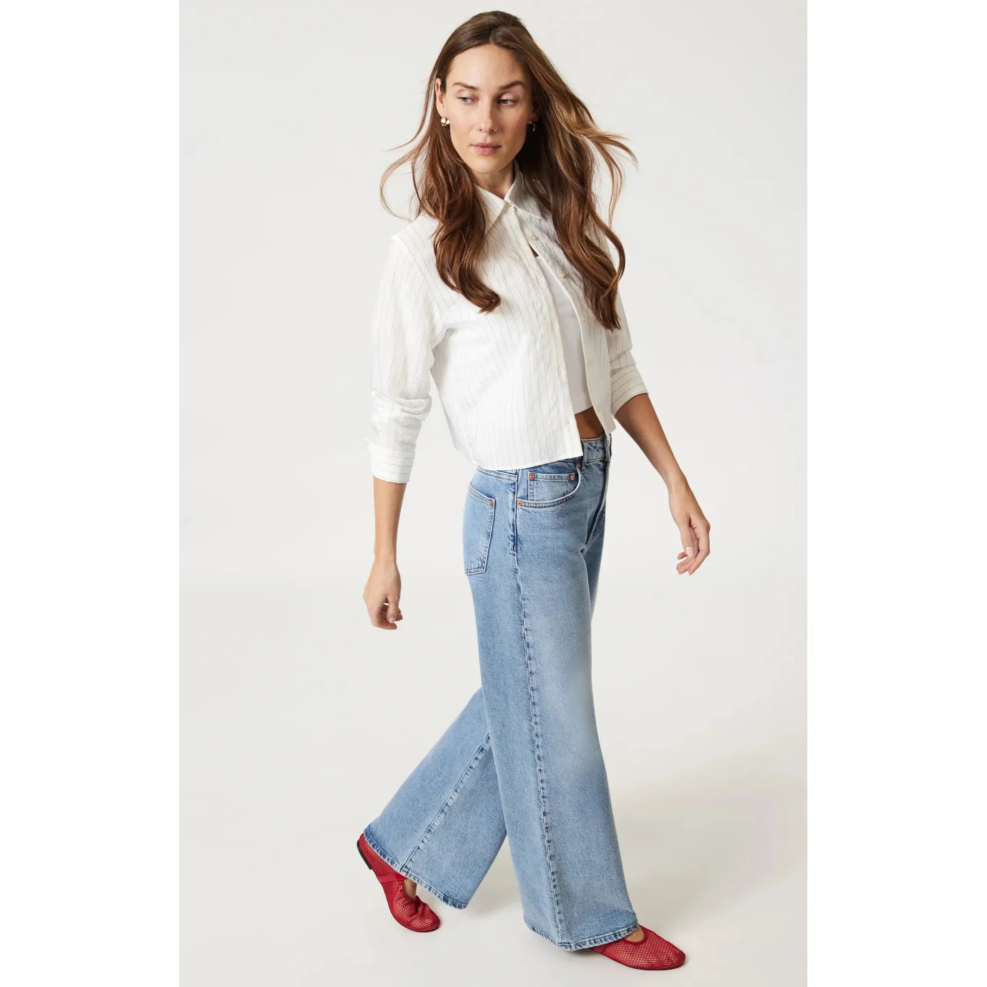 Florida Wide Leg Jeans | Mid Rise