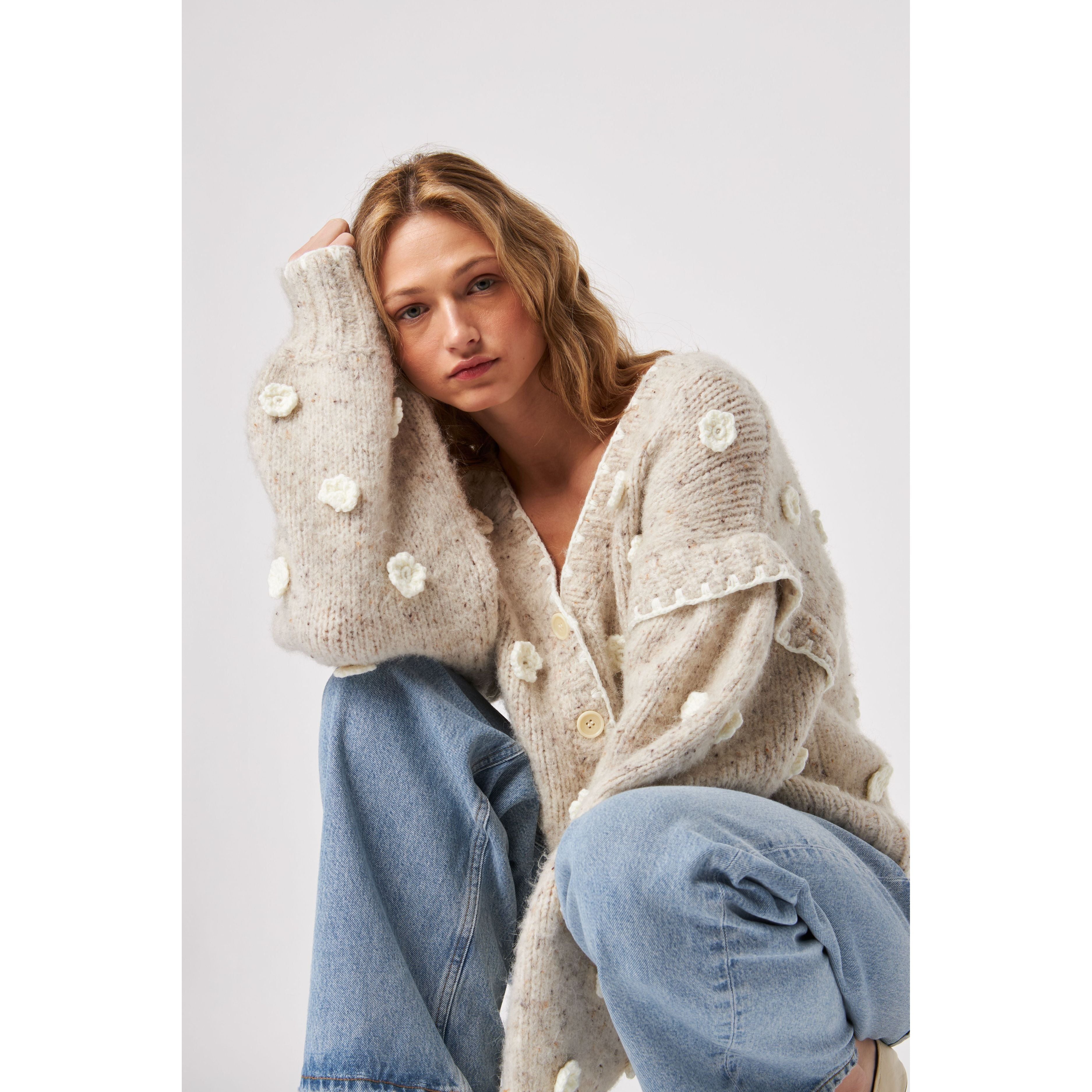 Tundra Flowers Sweater Cardi