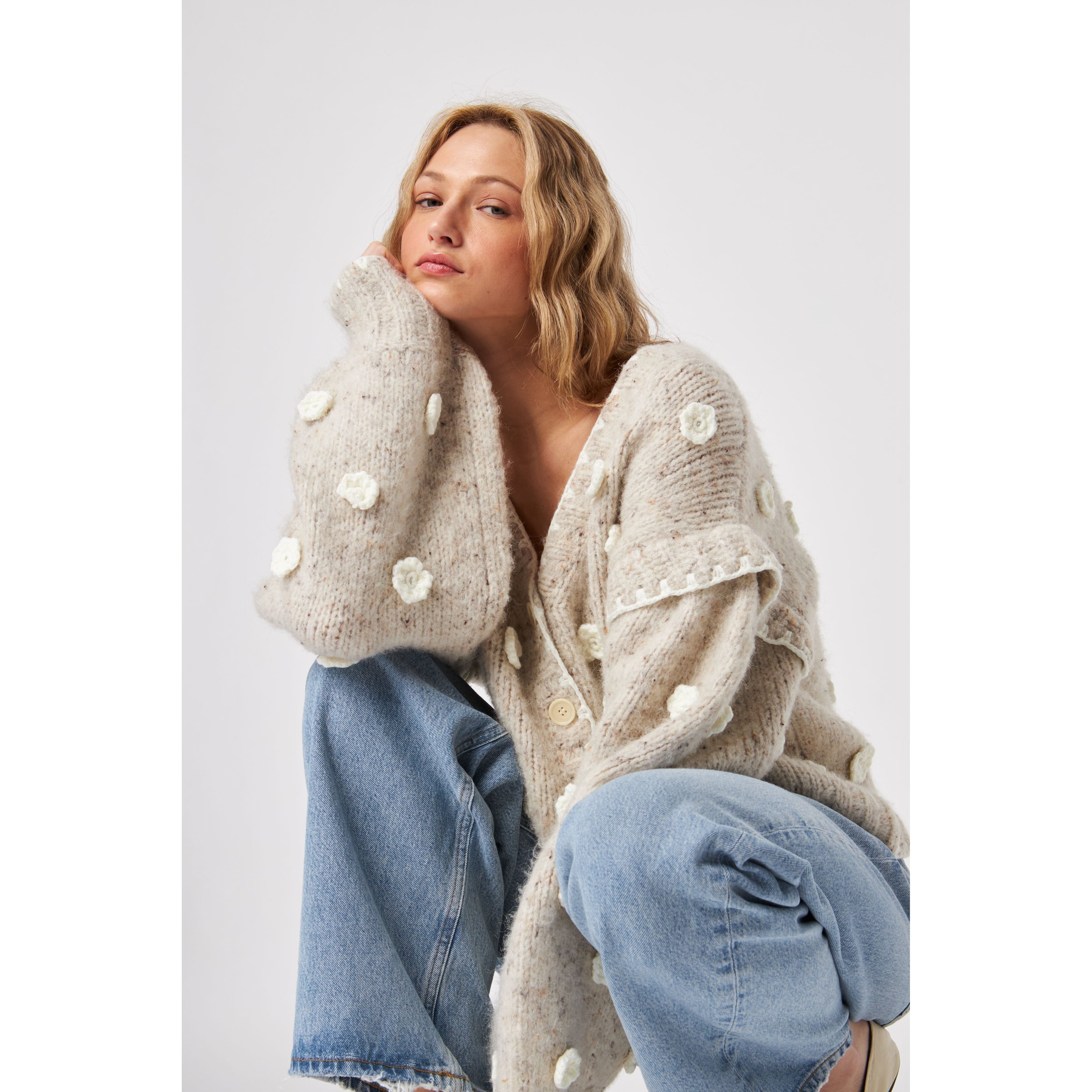 Tundra Flowers Sweater Cardi