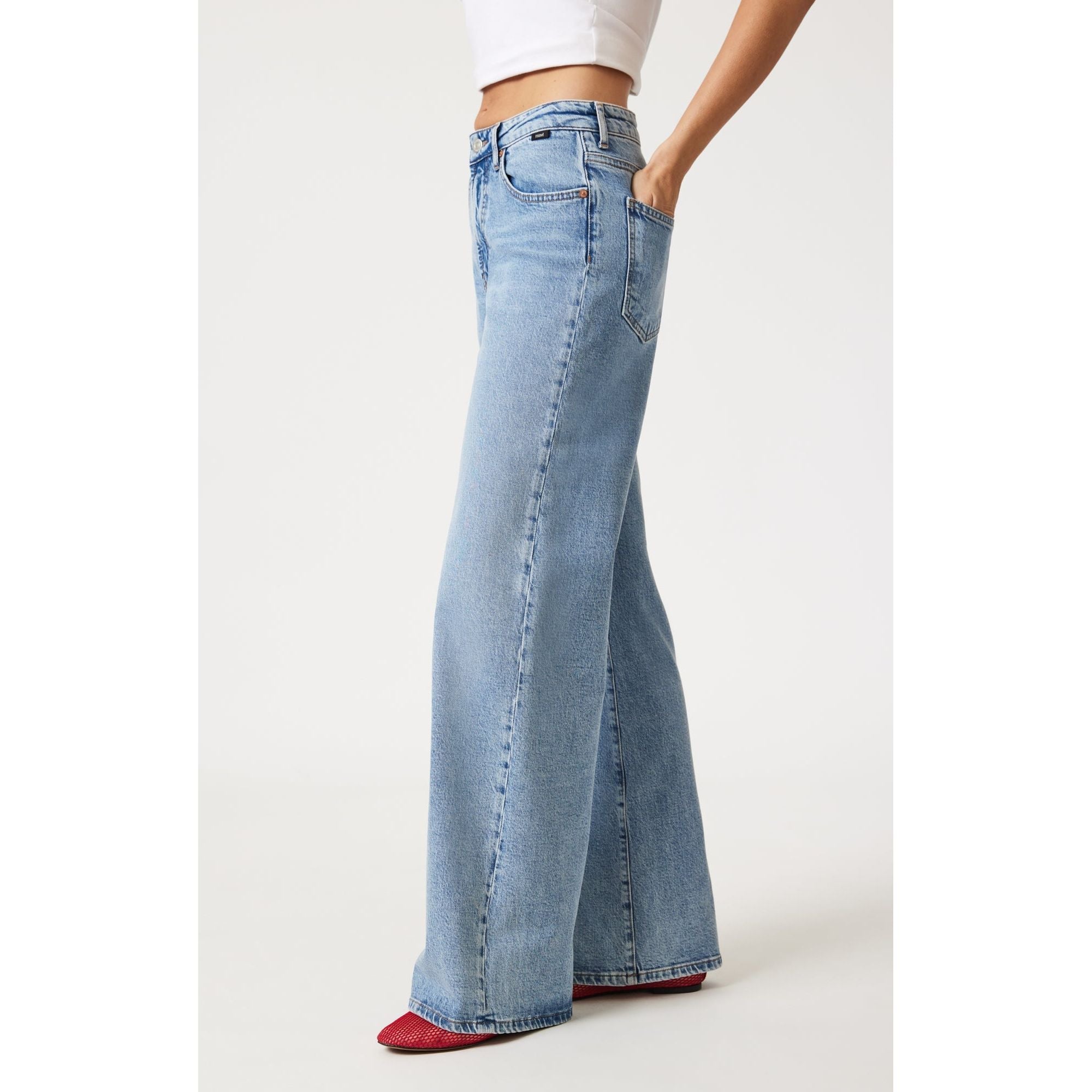 Florida Wide Leg Jeans | Mid Rise