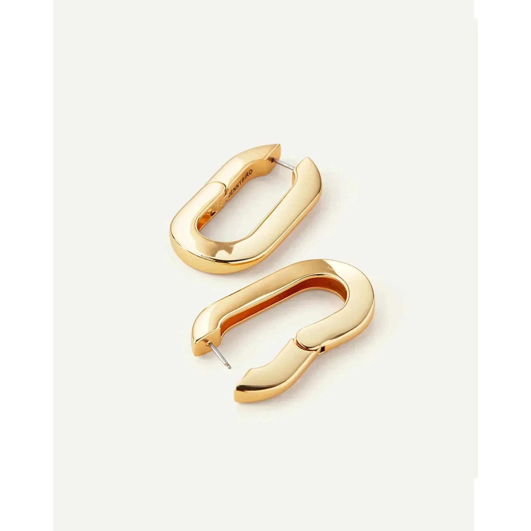 Jenny Bird Mega U-Link Earring in High Polish Gold