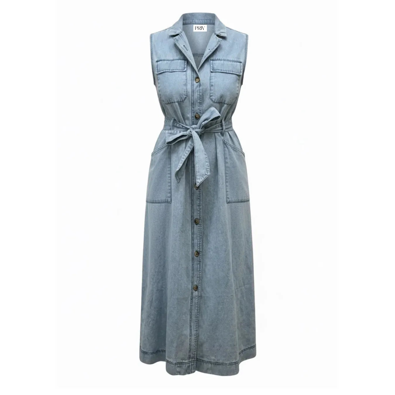 Melody Denim Button Dress