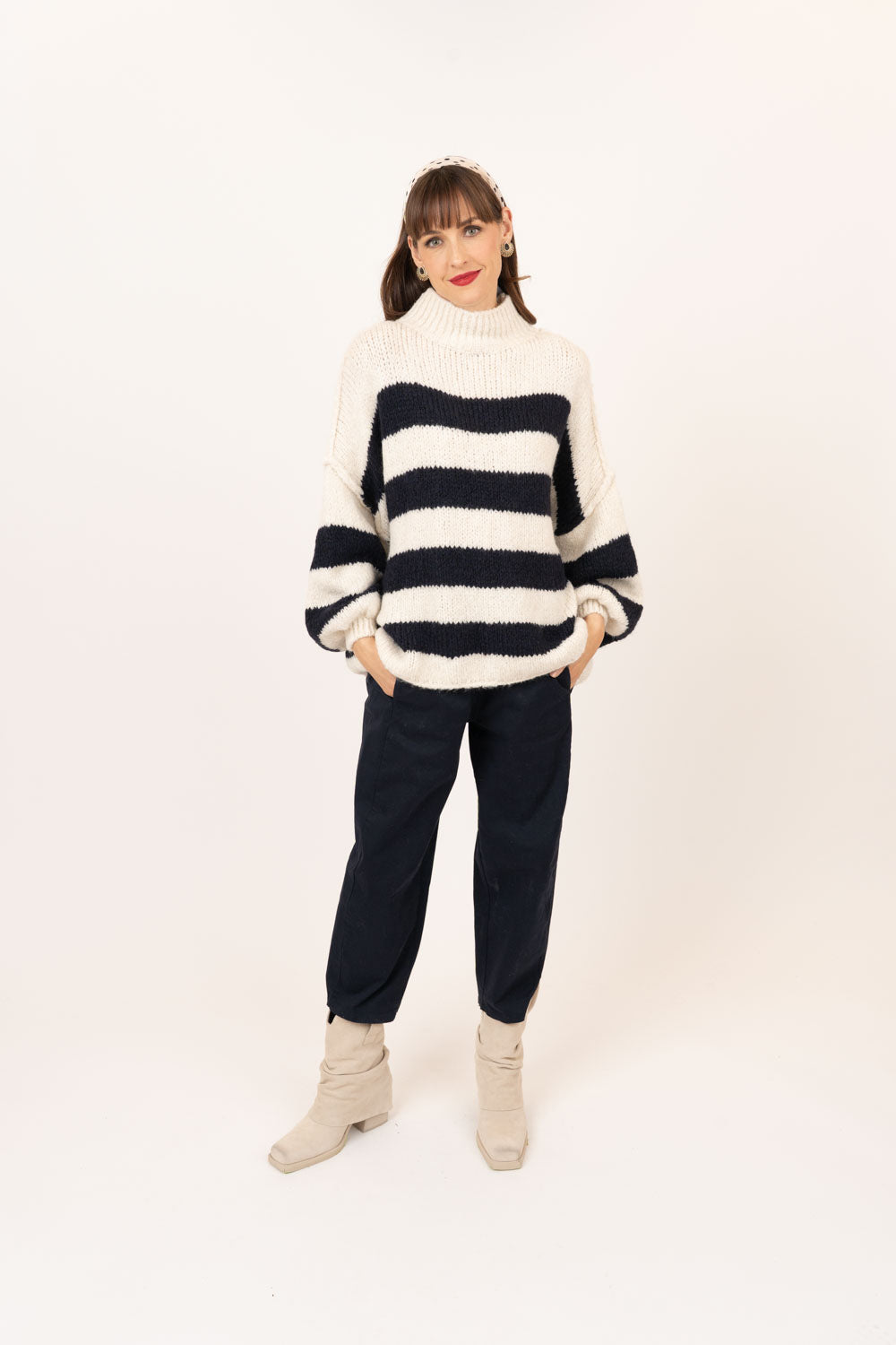 Marlowe Striped Sweater