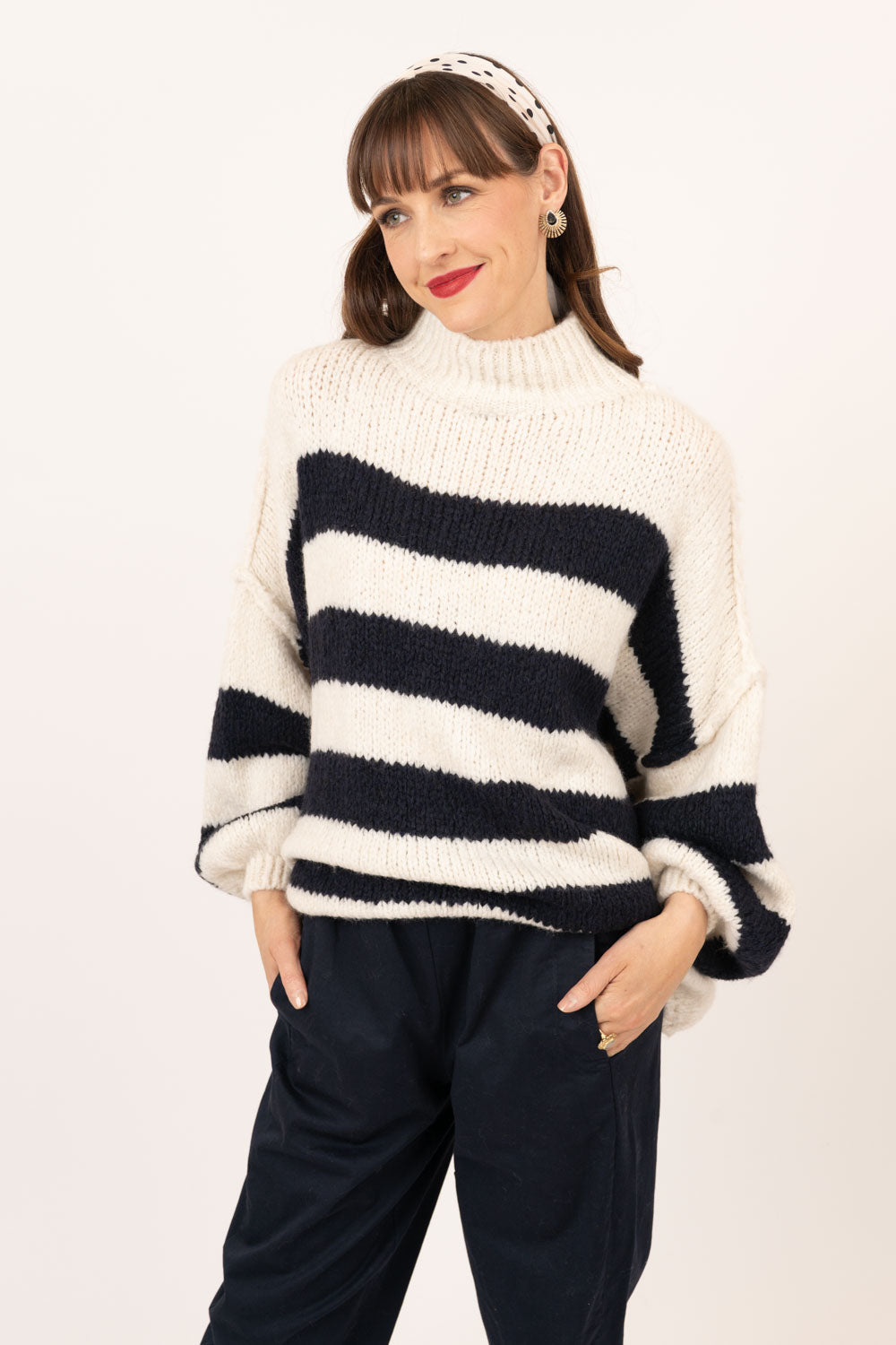 Marlowe Striped Sweater
