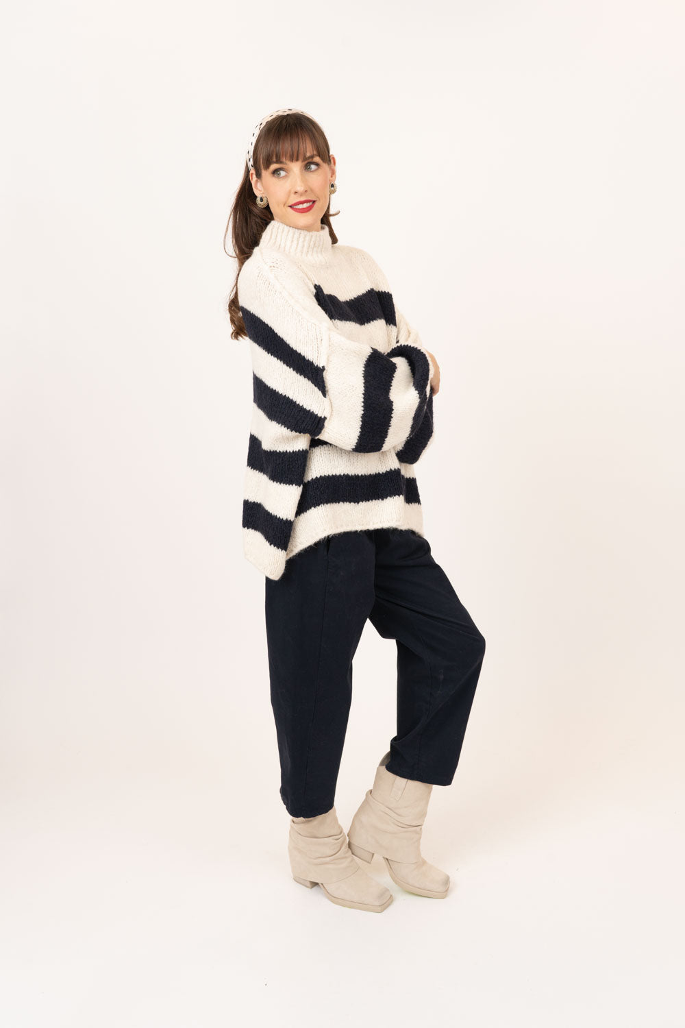 Marlowe Striped Sweater