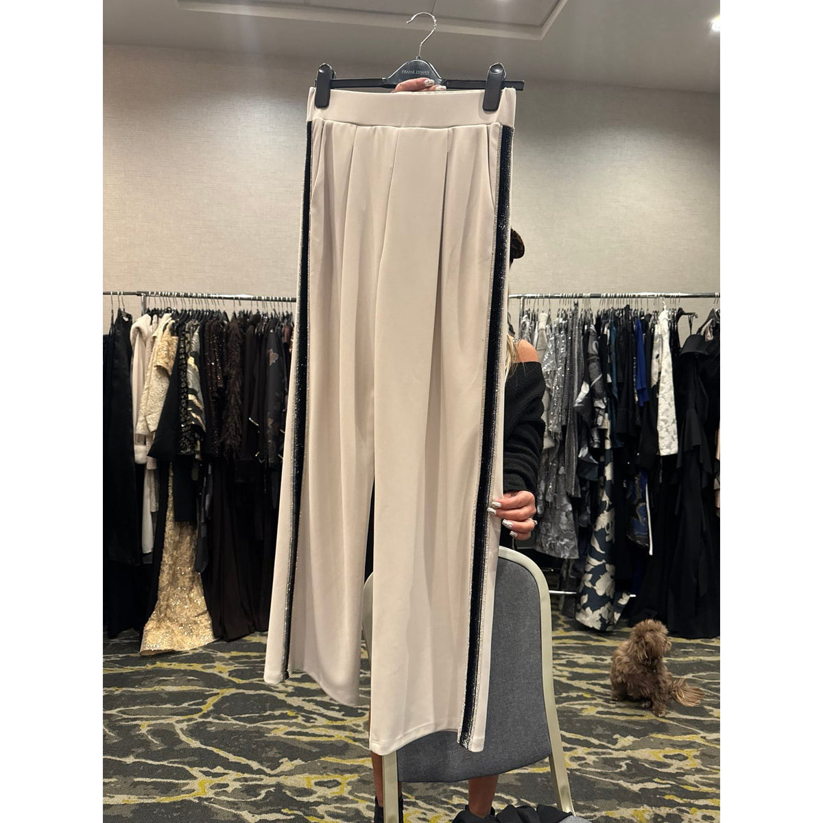 Knit Pants in Pearl — Style 263061