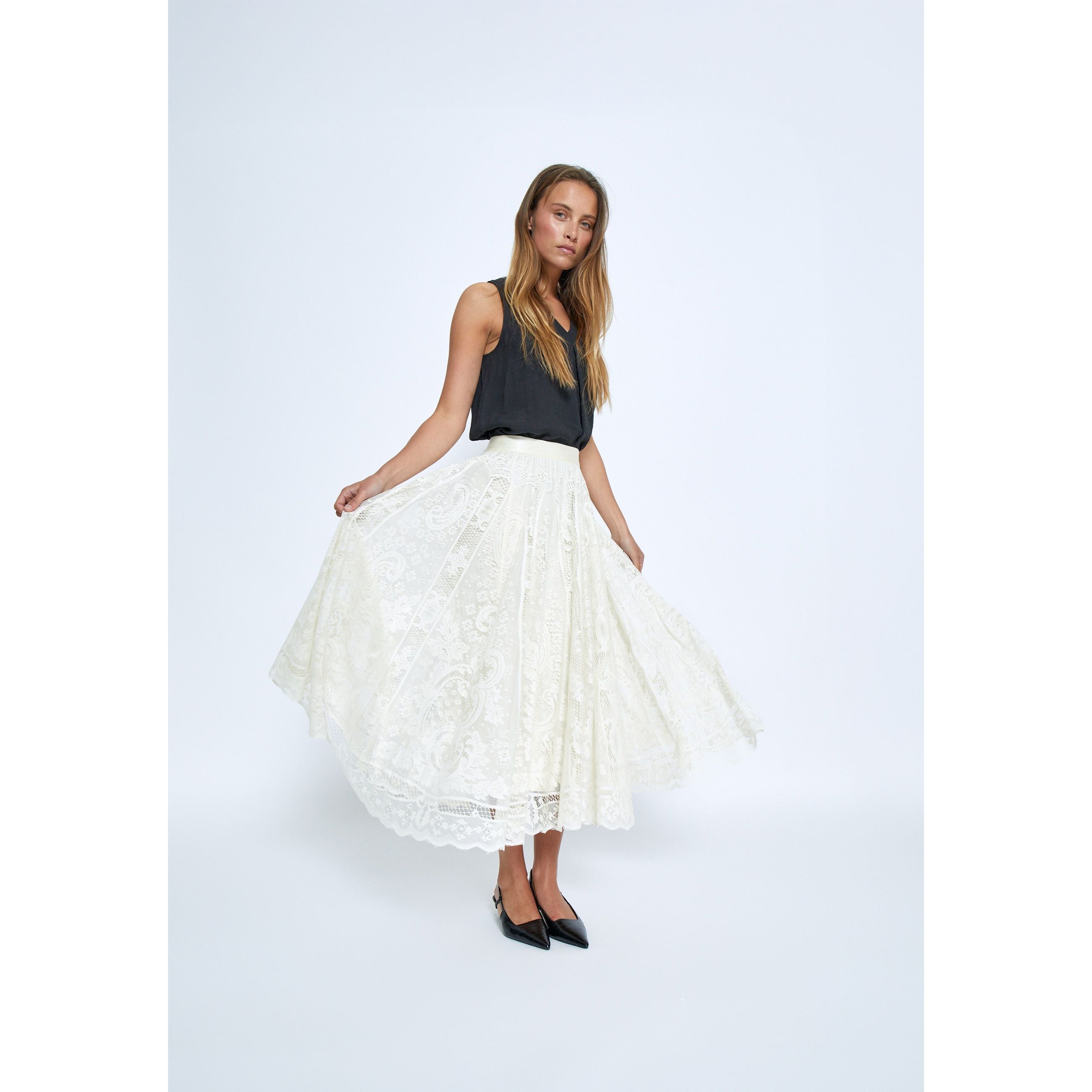 Greta Lace Skirt
