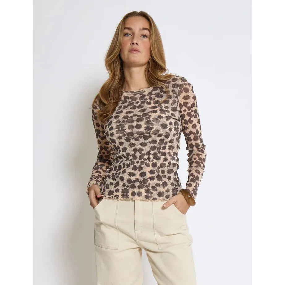 Griest Blouse | Whitecap Cream Print
