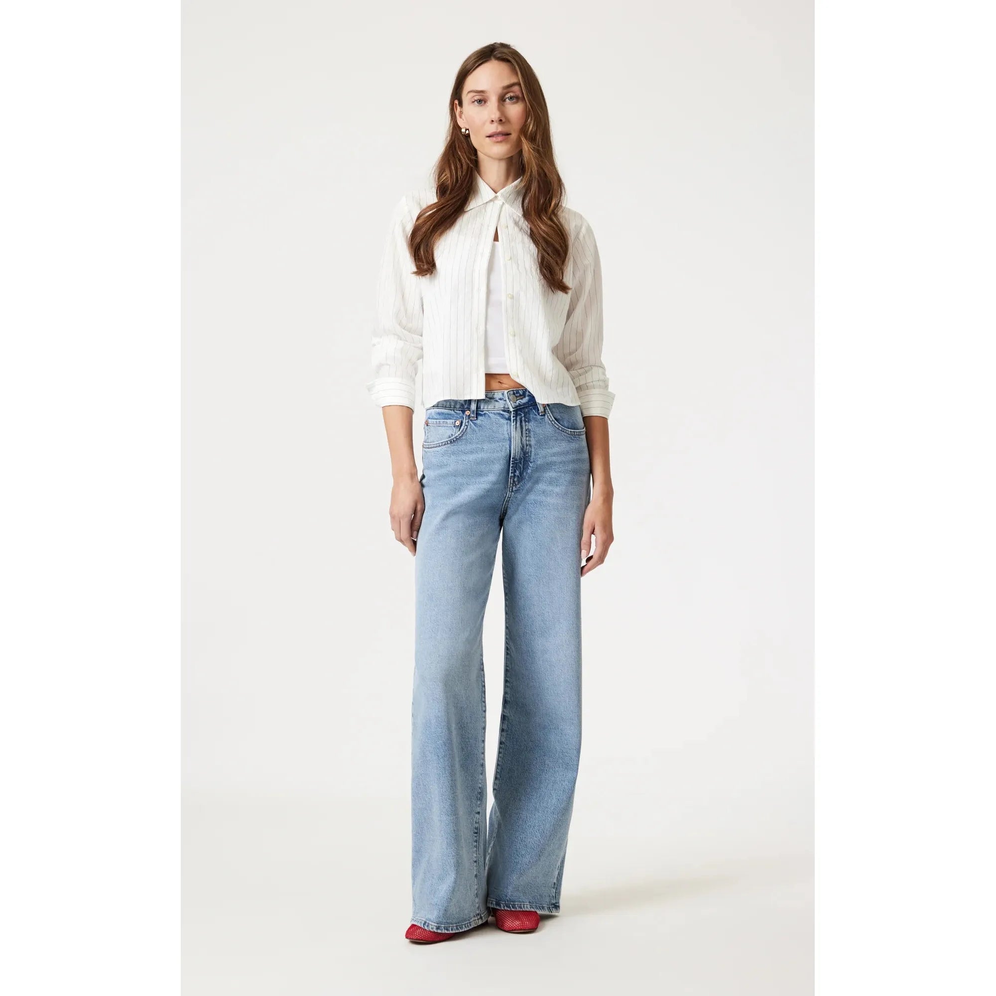 Florida Wide Leg Jeans | Mid Rise