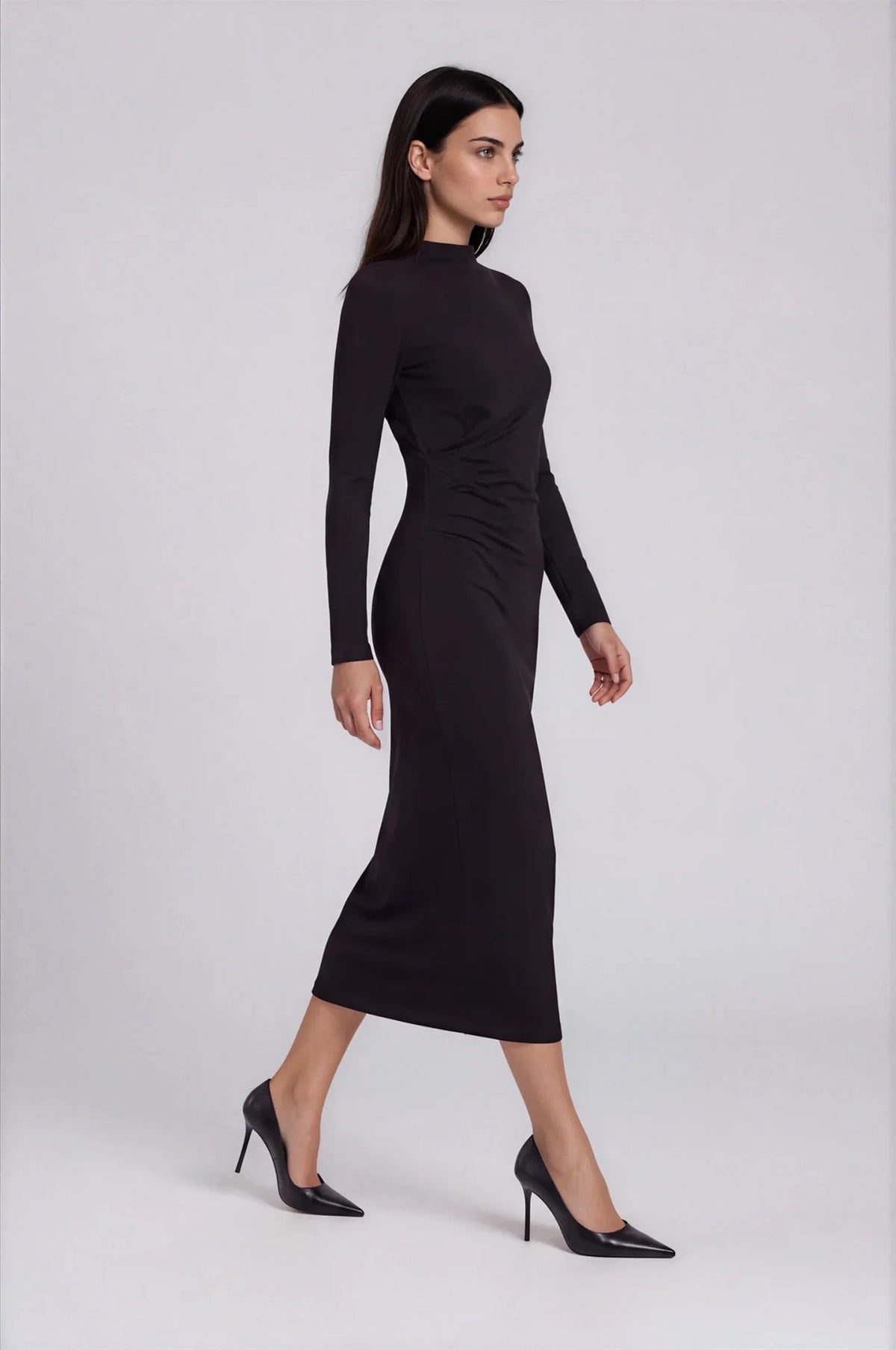 Scuba Long Sleeve Dress