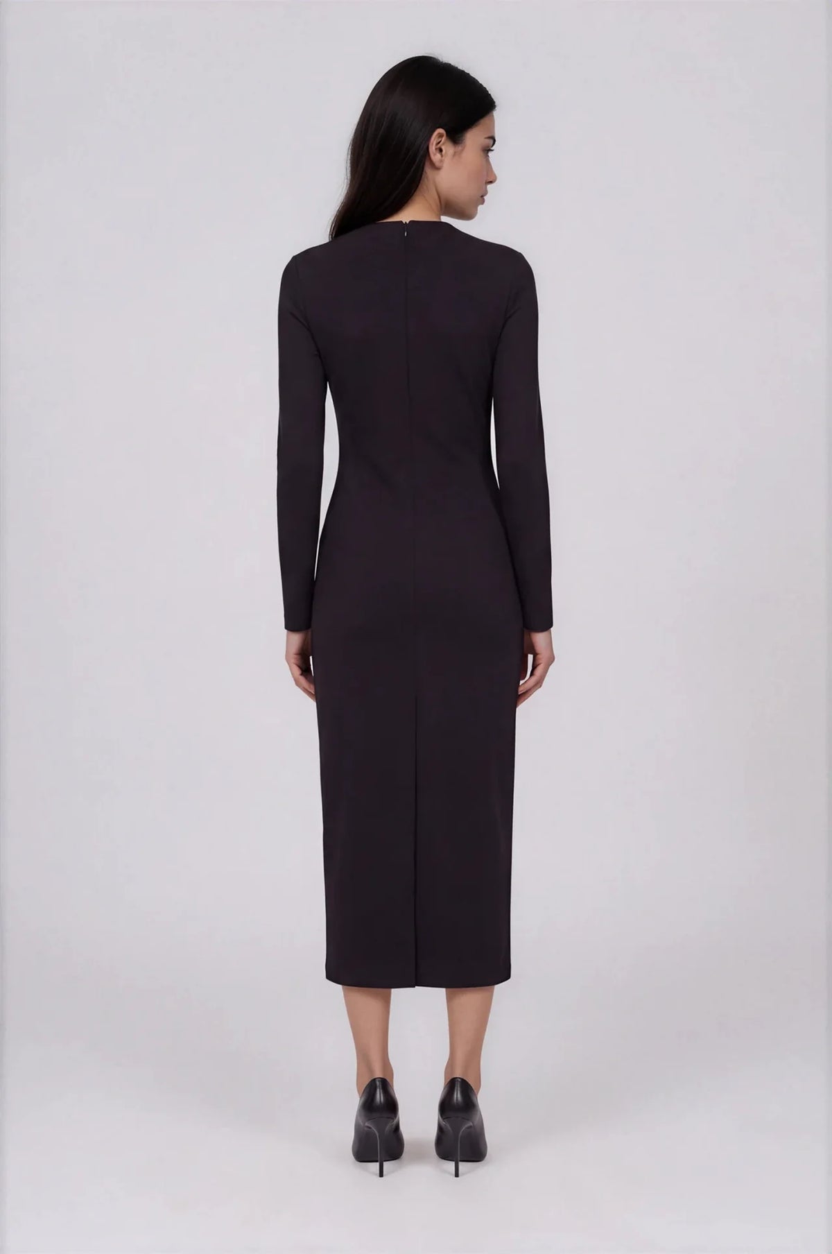 Scuba Long Sleeve Dress