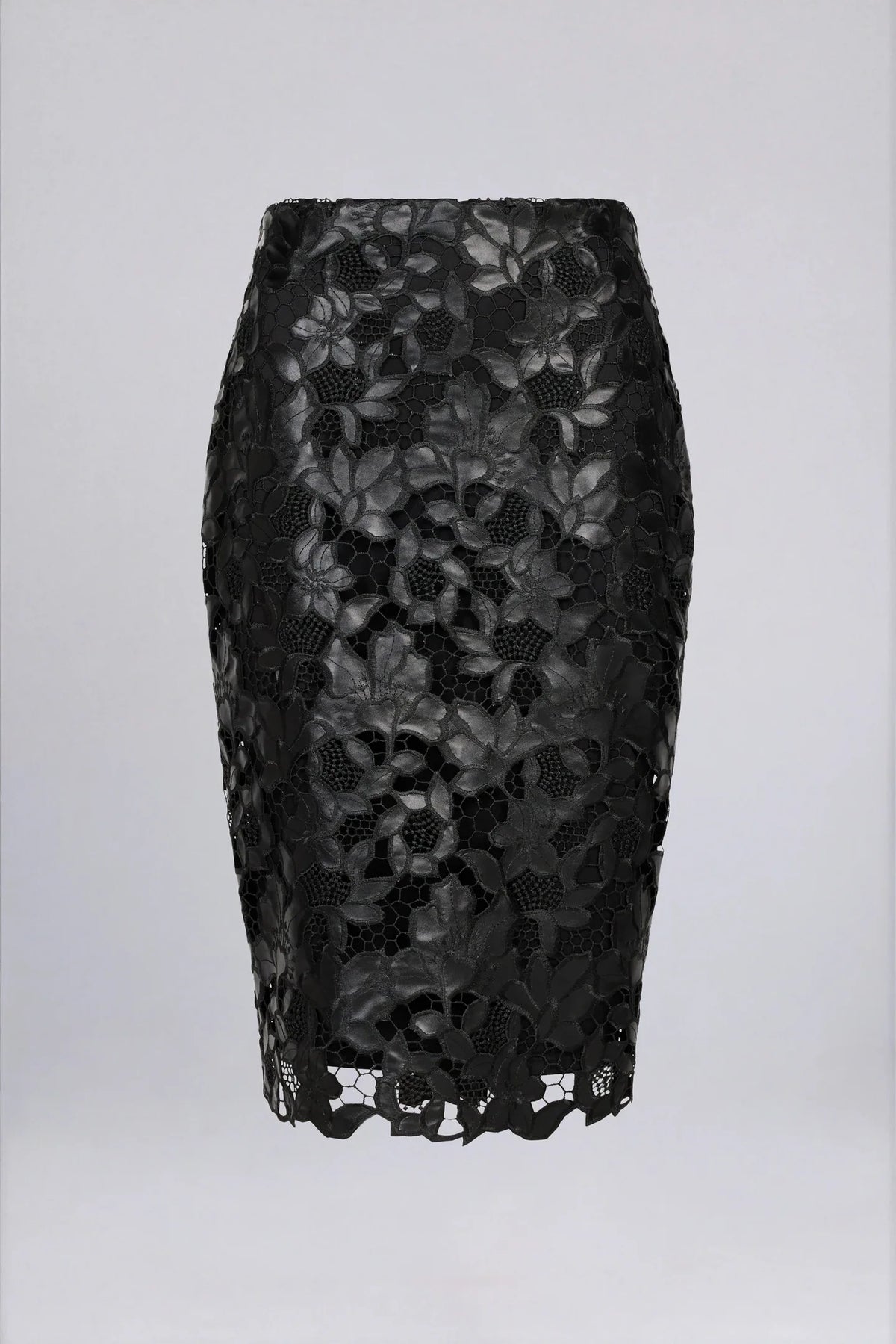 Twilight Embroidered Pencil Skirt