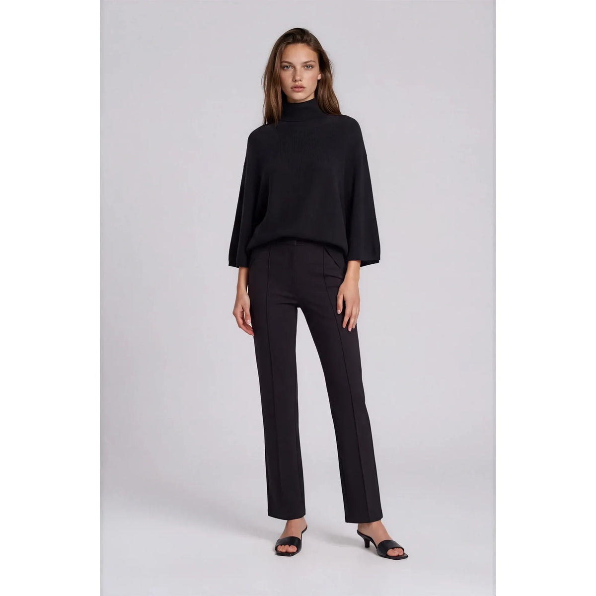 Snow Drift Turtleneck Sweater