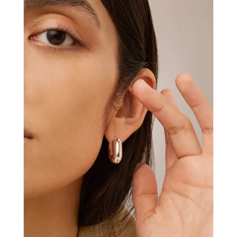 Puffy U-Link Earrings