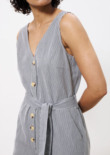 Maddie Pinstripe Jumpsuit