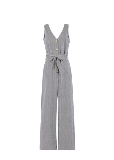 Maddie Pinstripe Jumpsuit