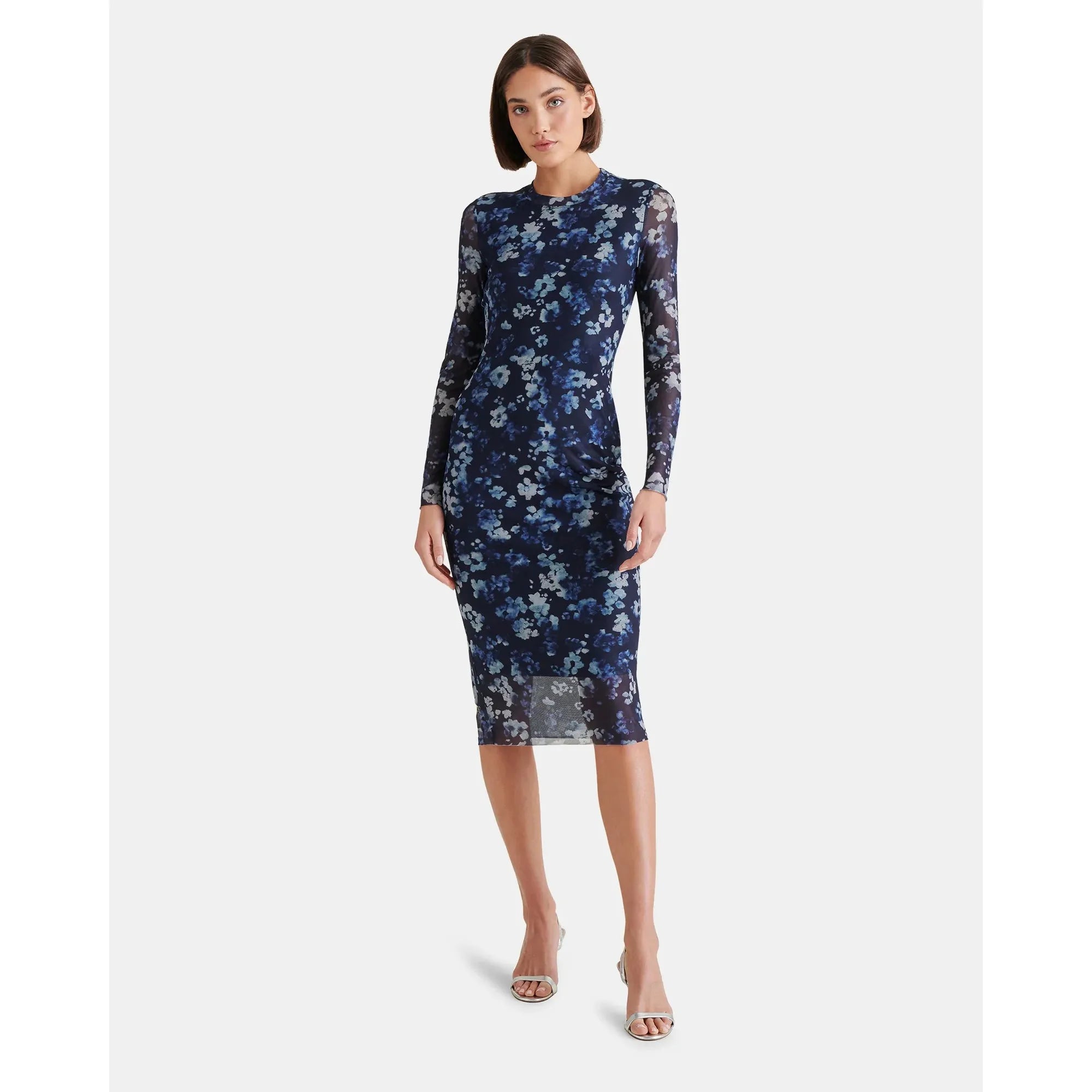 Hailee Dress – Indigo Floral
