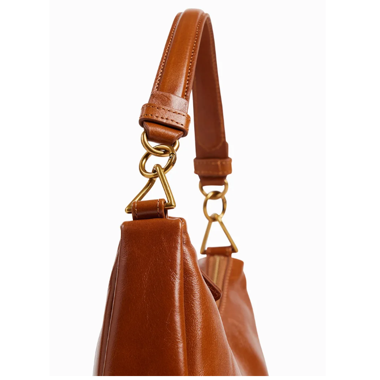 Rejina - Elegant Leather Baguette Bag