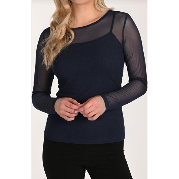 Frank Lyman Sheer Top 266148