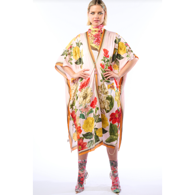 French Kiss Hand Beaded Kimono