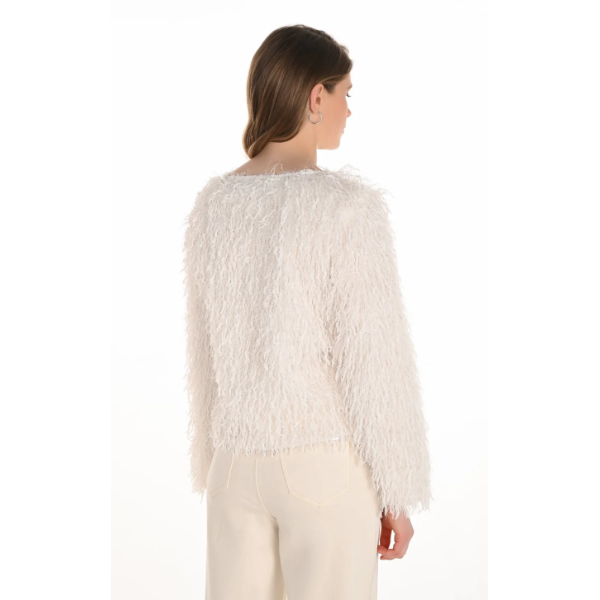 Frank Lyman Pullover with Fringe – Style 254926