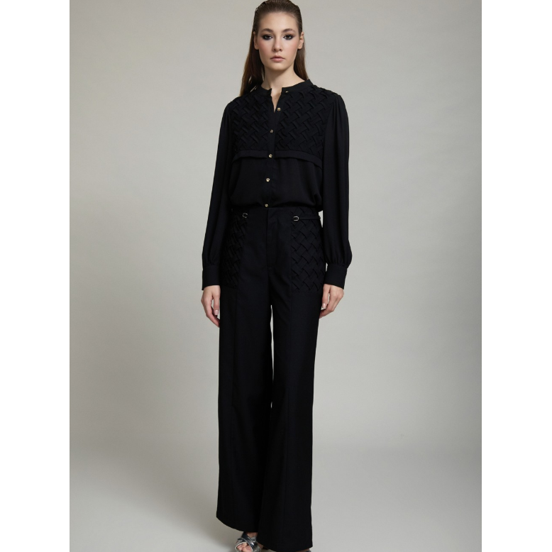 Braided Pocket Trousers