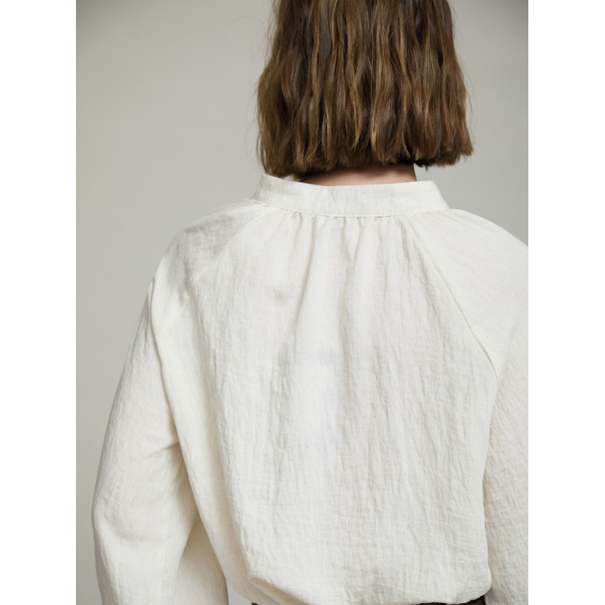 Gathered Yoke Blouse