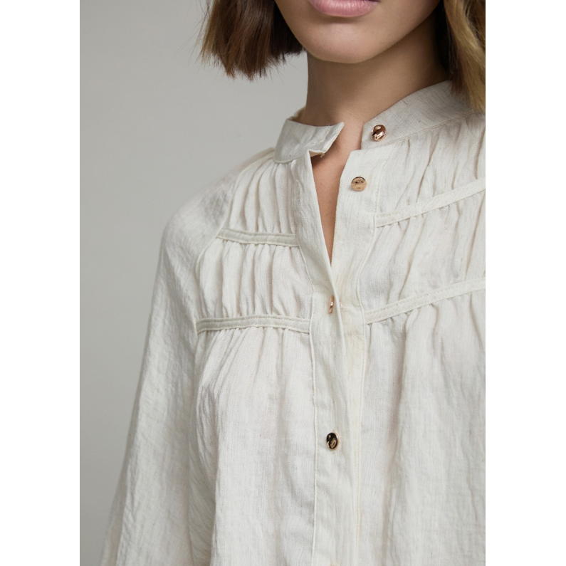 Gathered Yoke Blouse