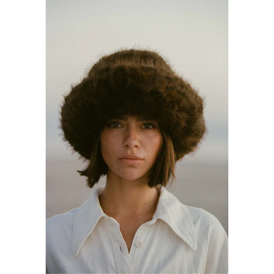 Snuggle Bucket Leopard Hat
