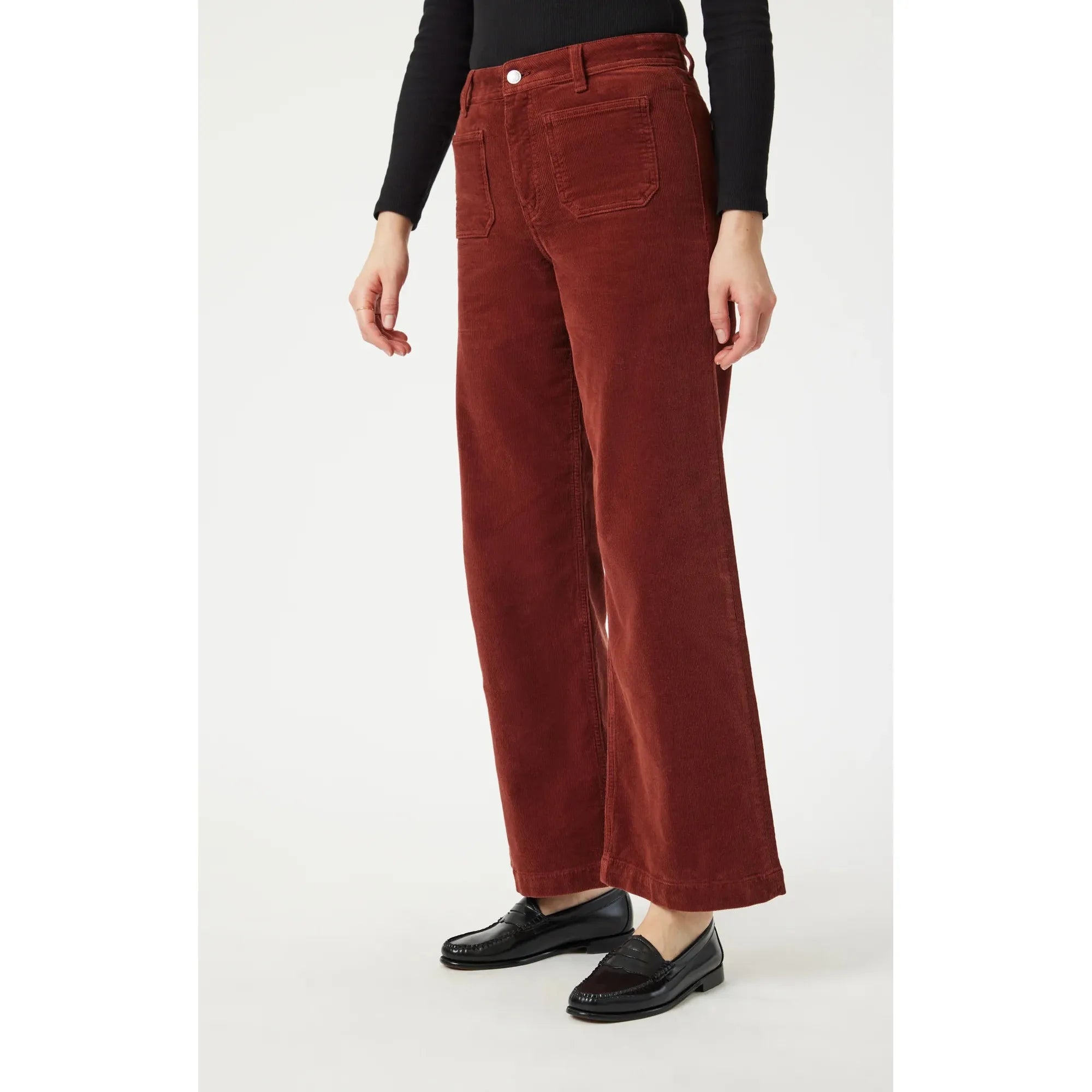 Paloma Marine Wide Leg Corduroys | 29" Inseam