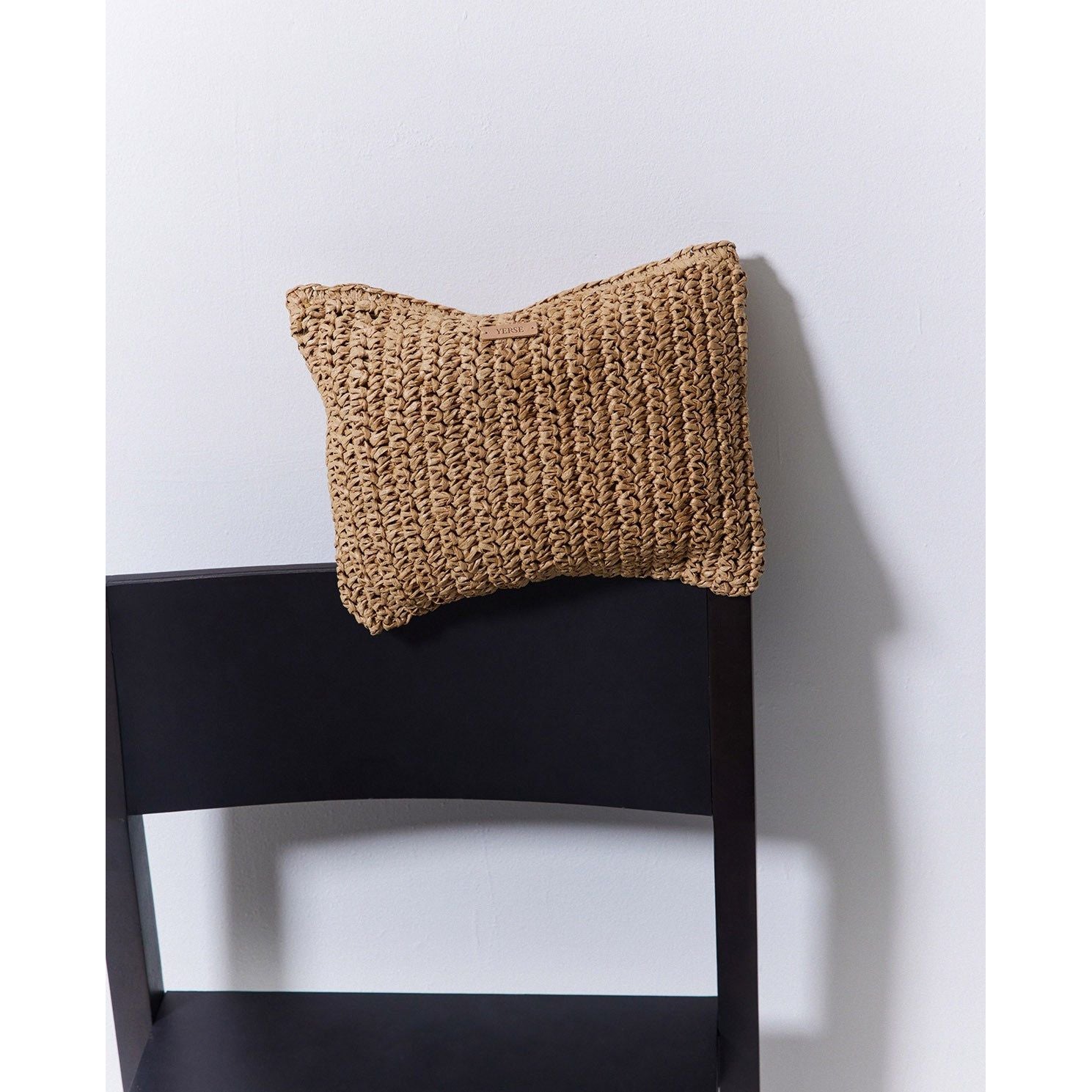 Raffia Clutch
