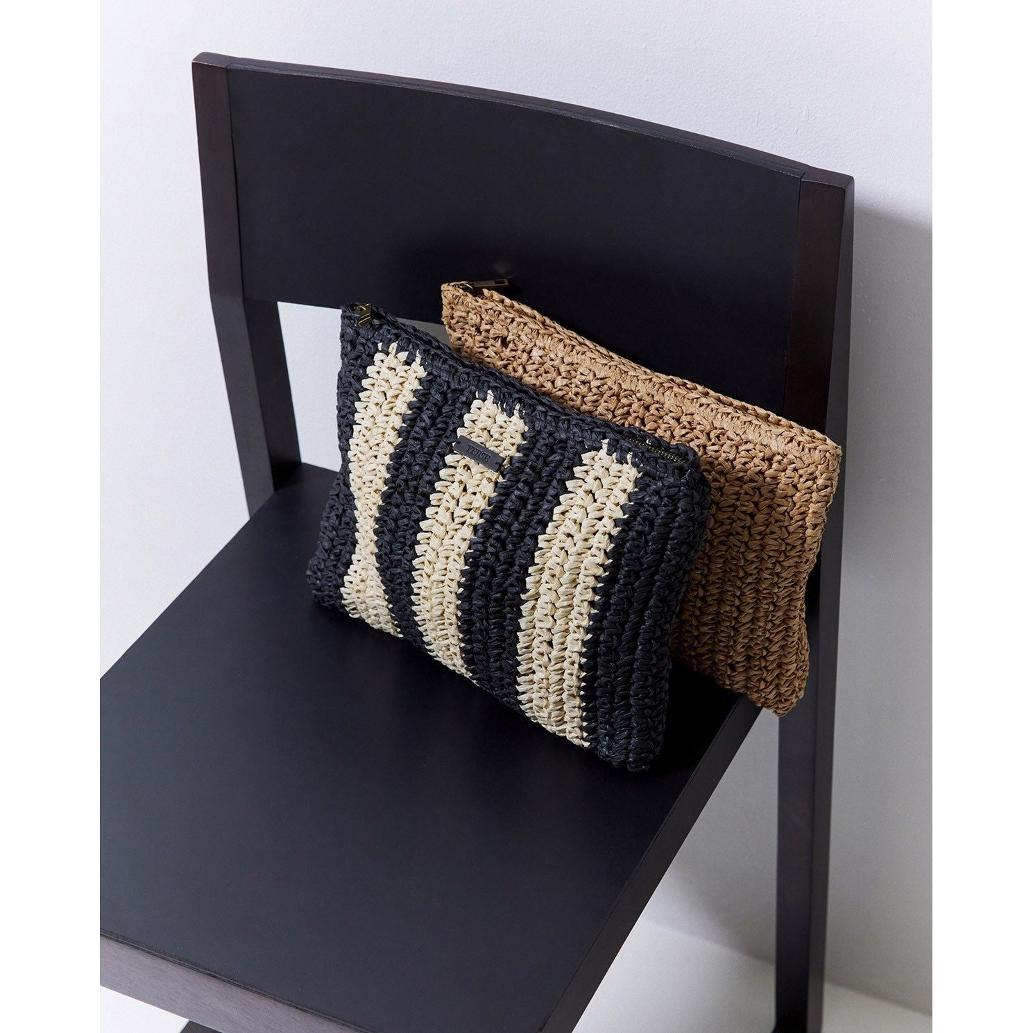 Raffia Clutch