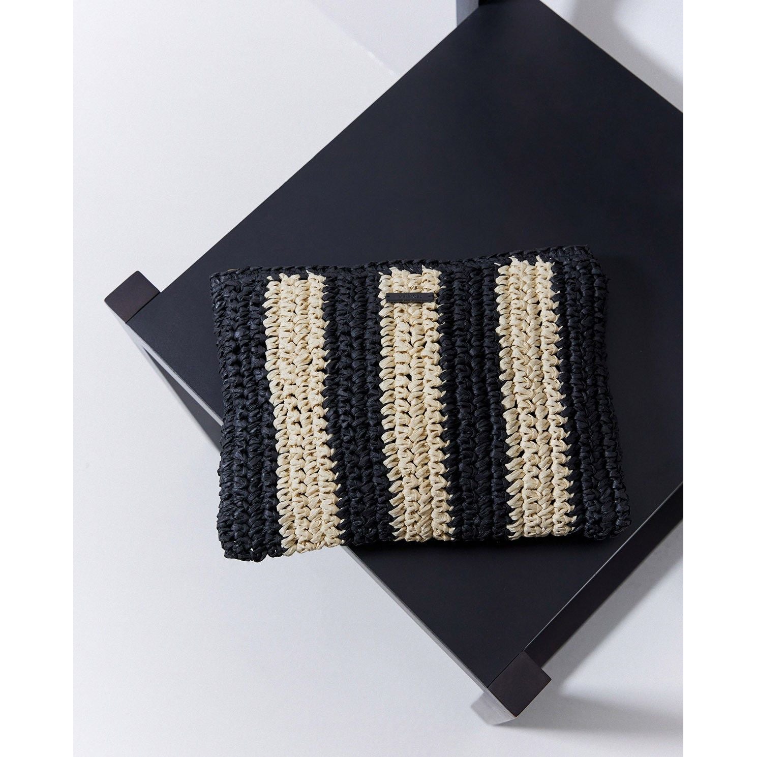 Raffia Clutch