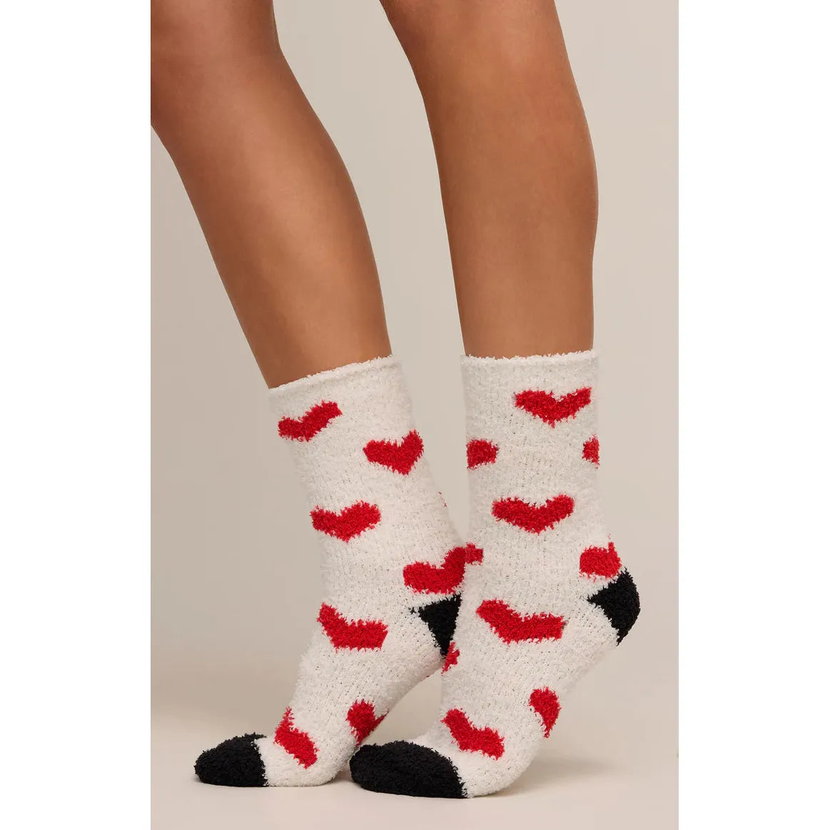 Plush Heart Socks | 2-Pack