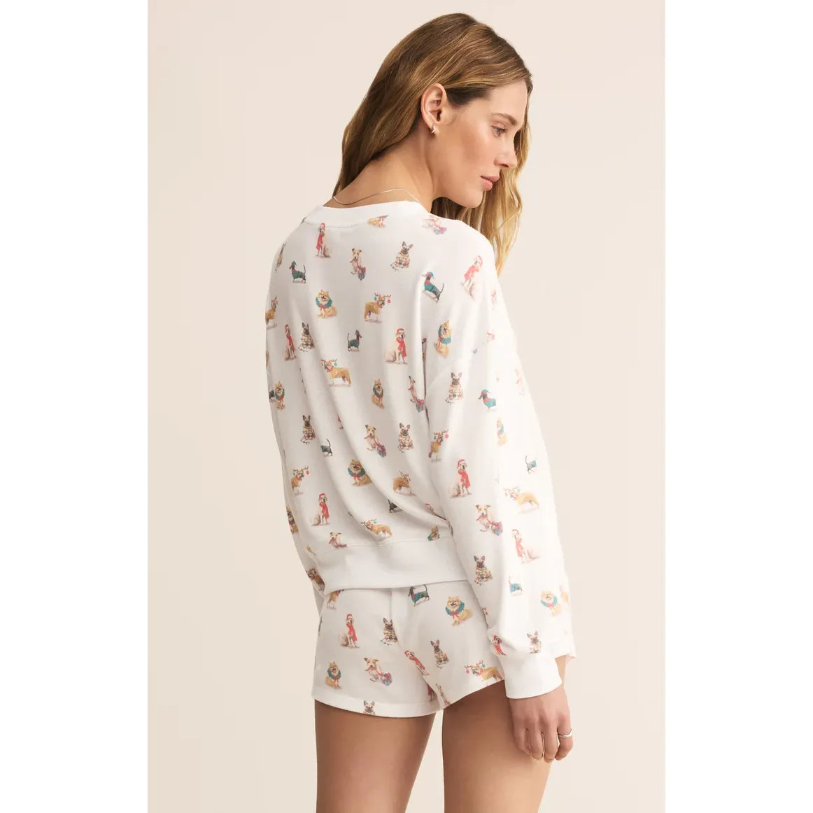 Cozy Up Pup Long Sleeve Top