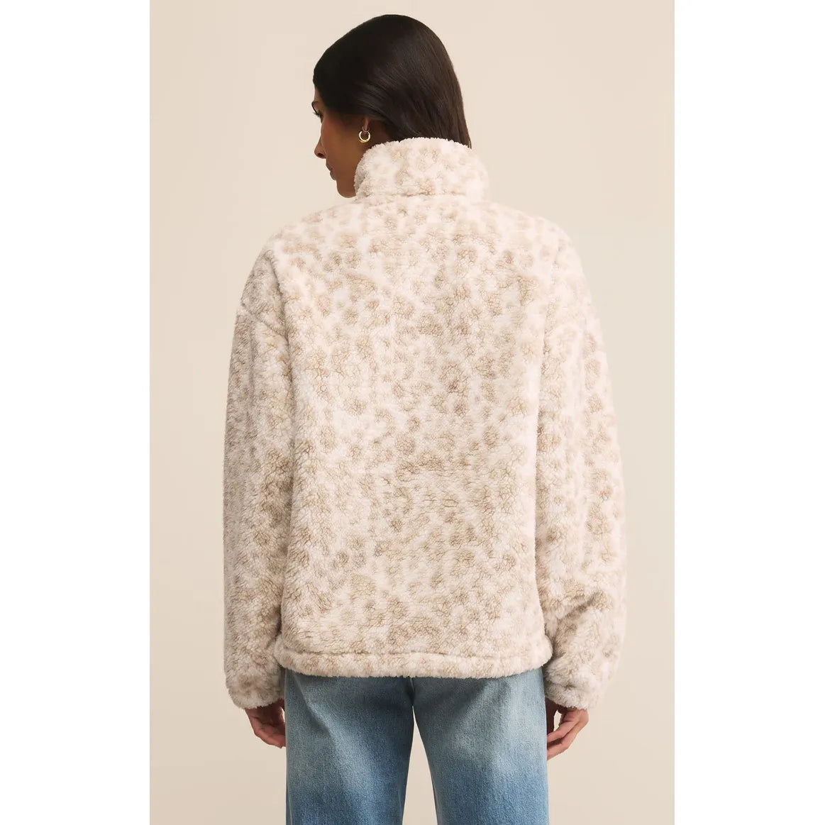 Brooklyn Leopard Sherpa Jacket