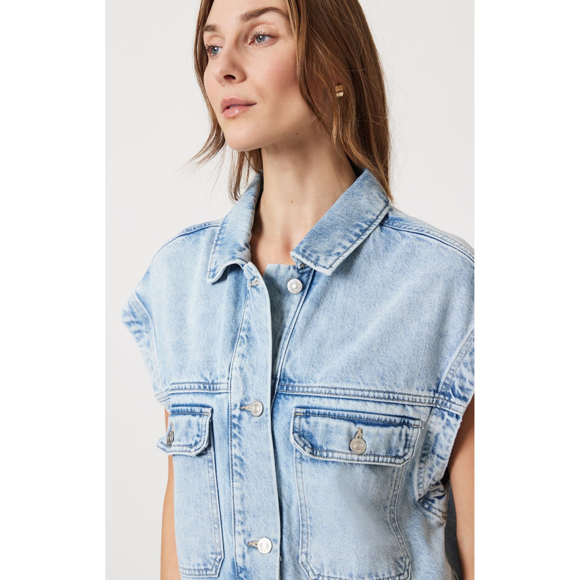 Nadia Denim Vest