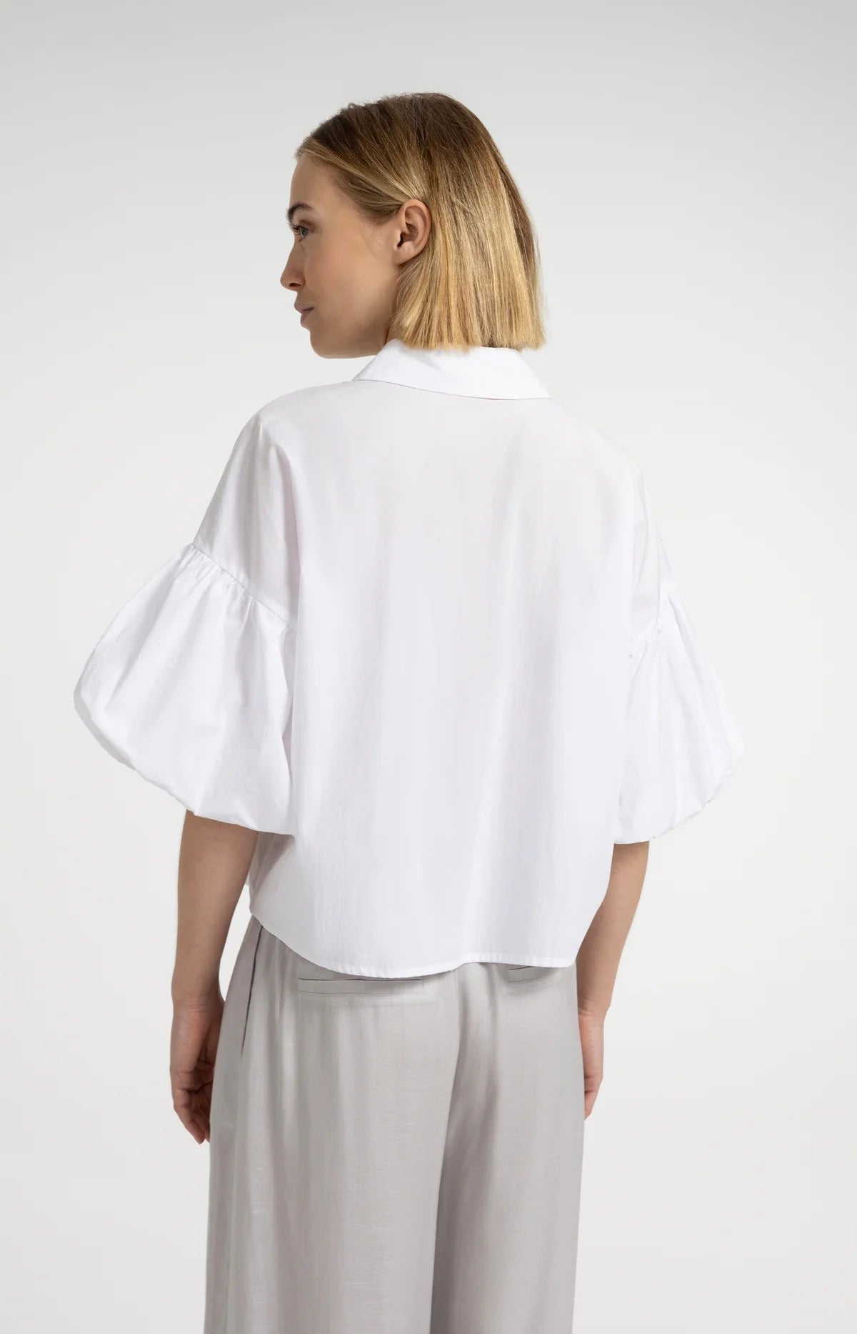 Cloud Nine Balloon Sleeve Blouse