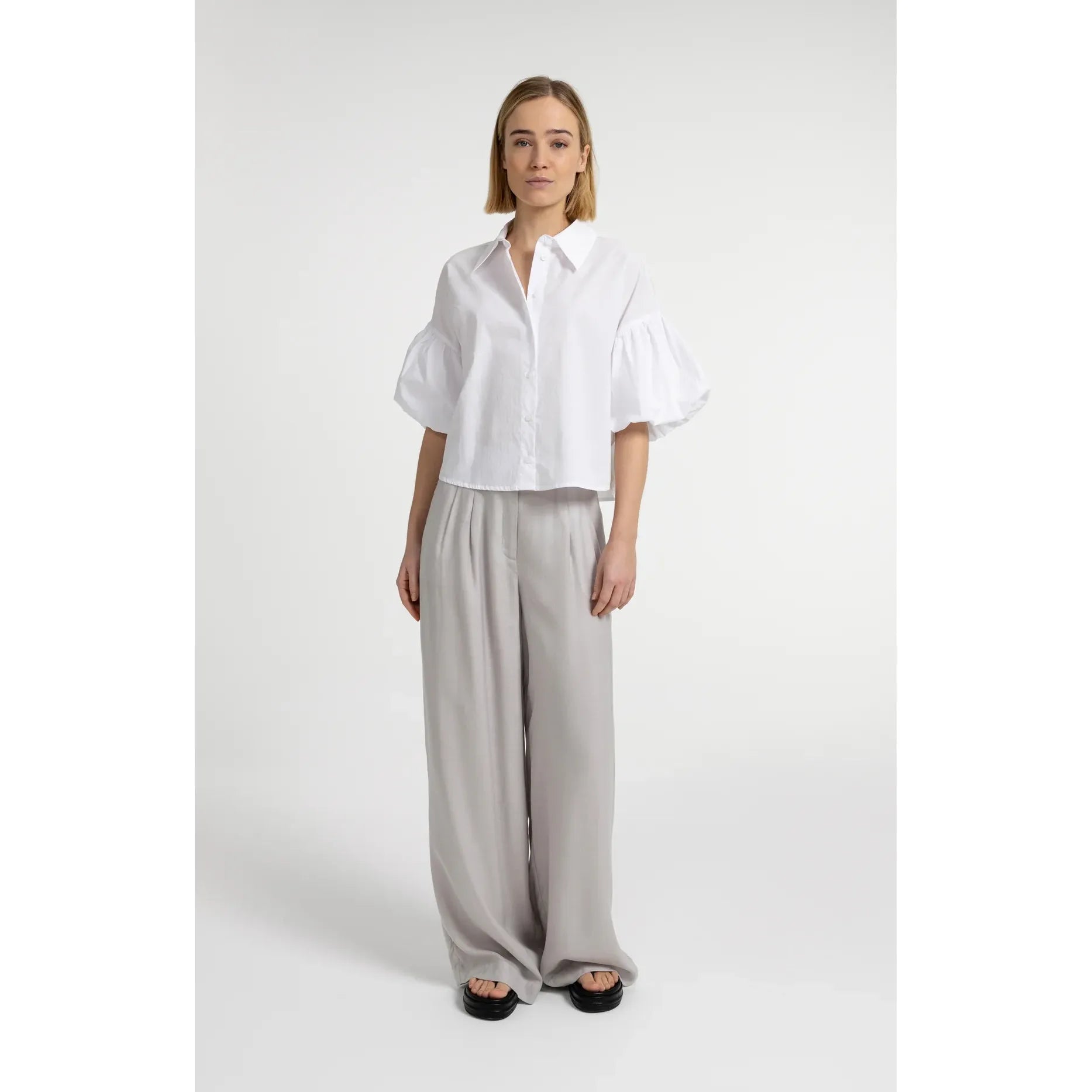 Cloud Nine Balloon Sleeve Blouse