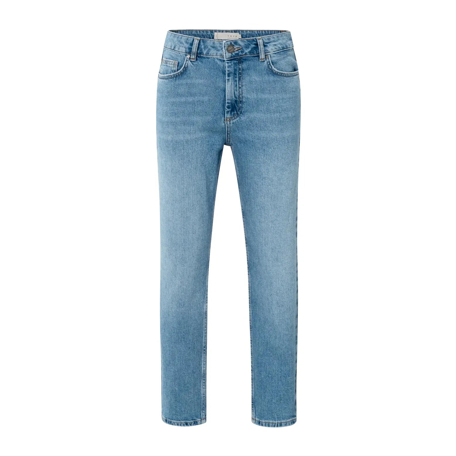 Mid-Waist Boyfriend Denim