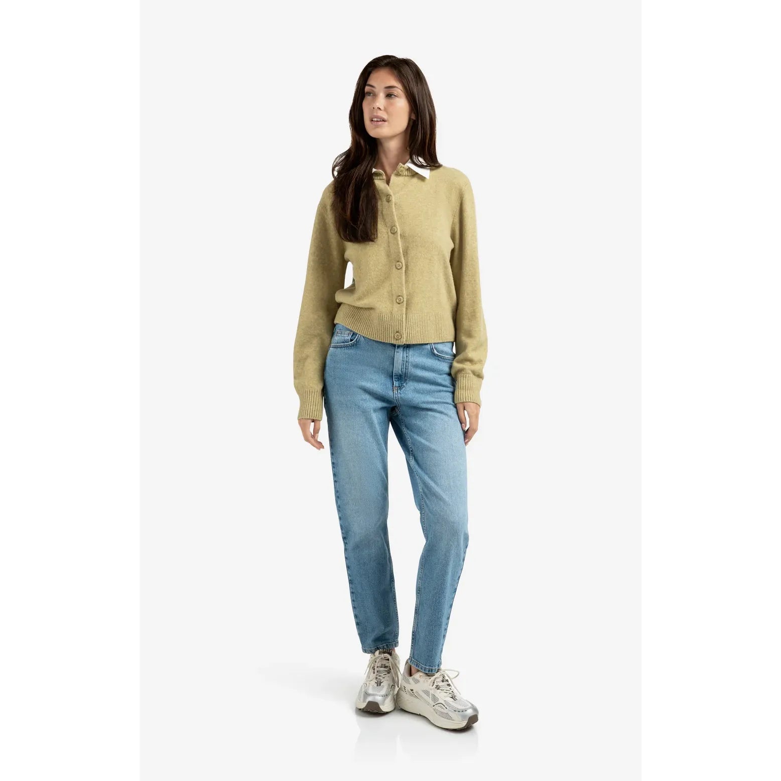Mid-Waist Boyfriend Denim