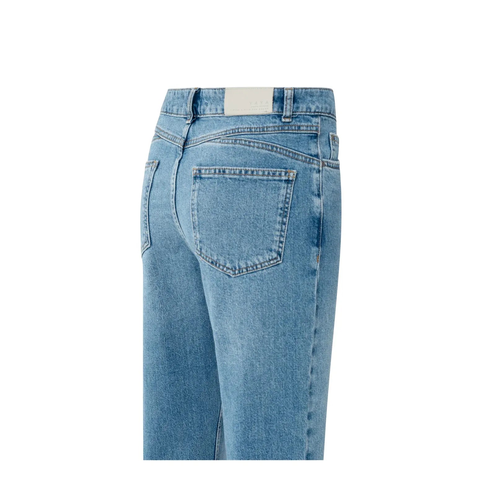 Mid-Waist Boyfriend Denim