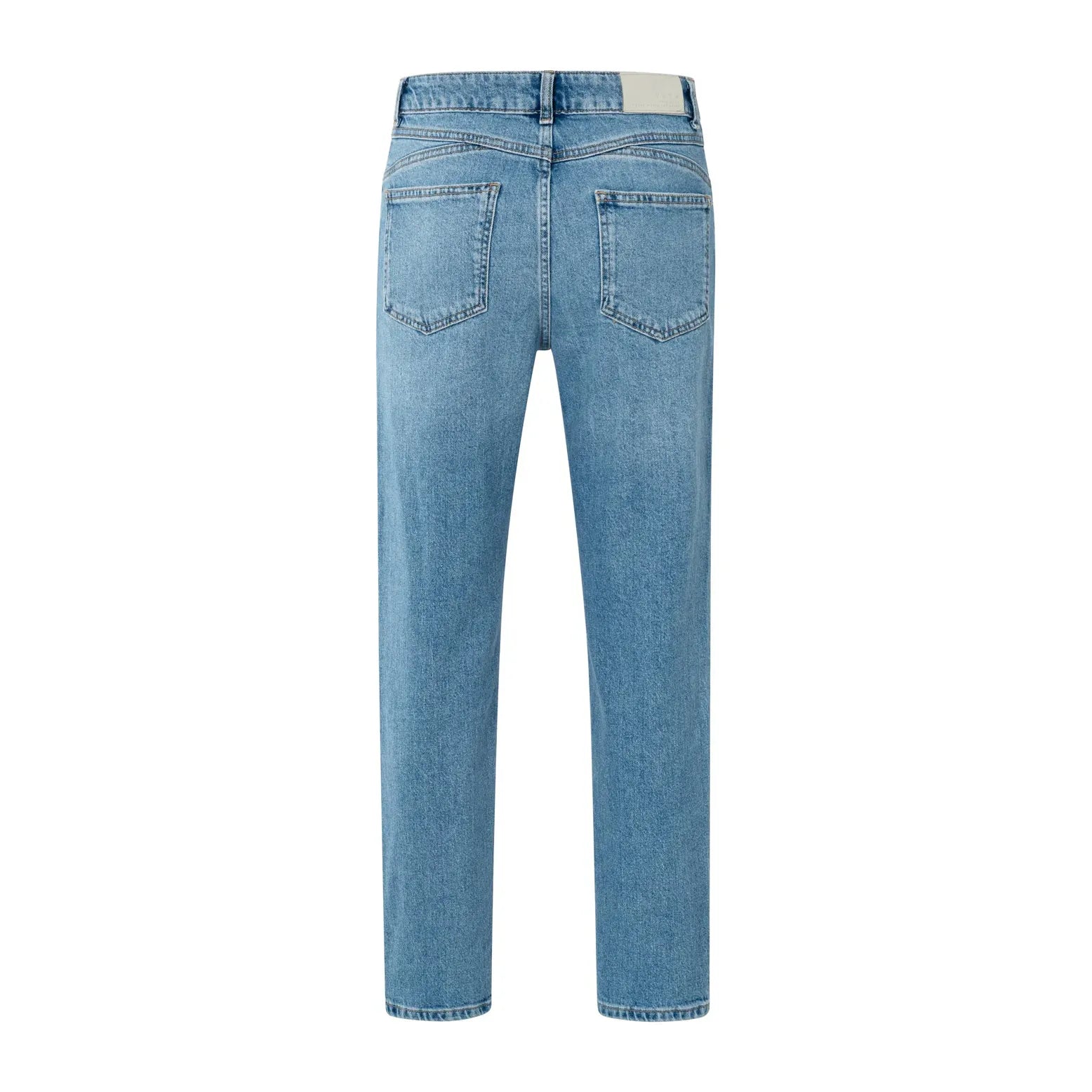 Mid-Waist Boyfriend Denim